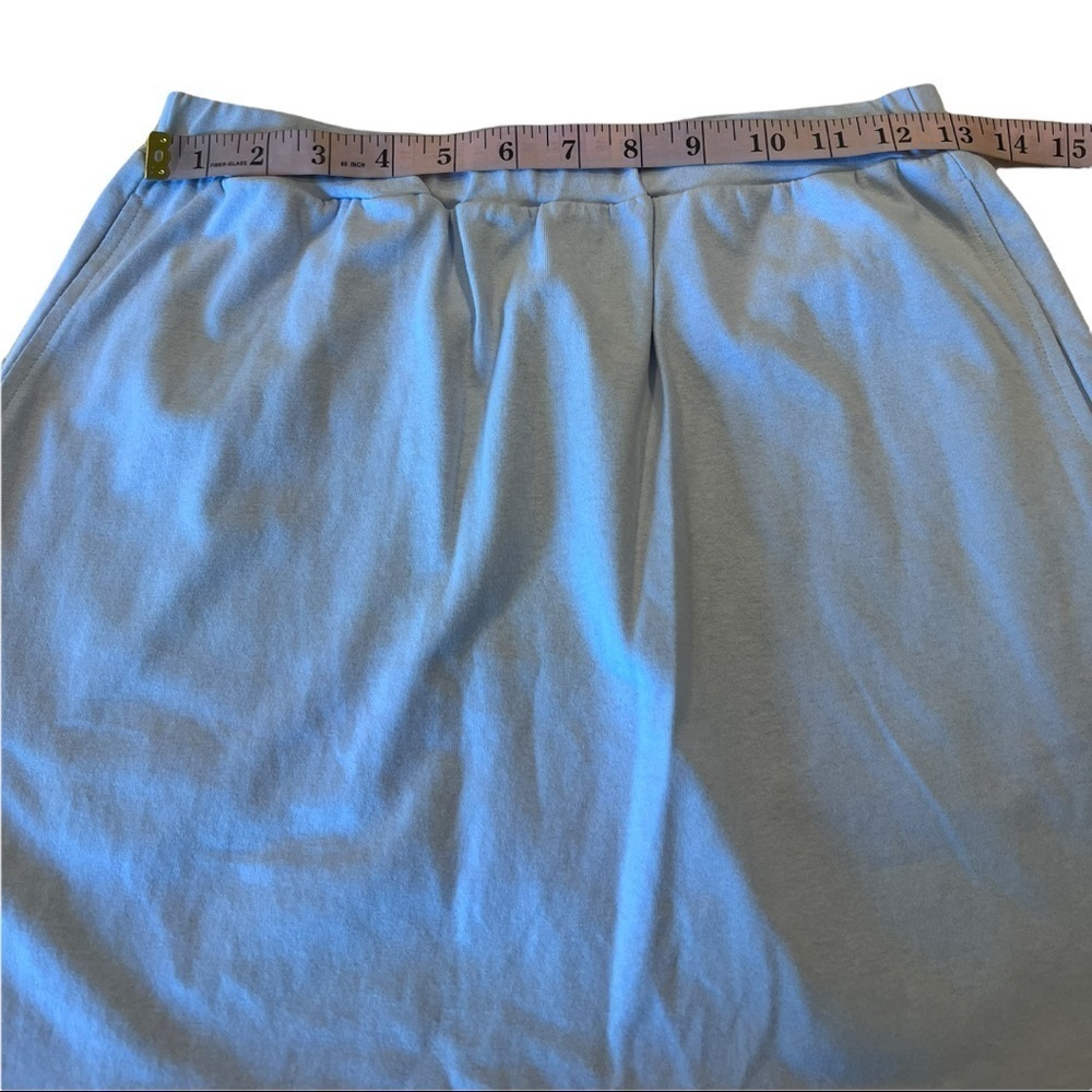 Le Lis Ultra Mini Knit Baby Blue Back Pocket Pull On Skirt Small SS6597 - Picture 6 of 11